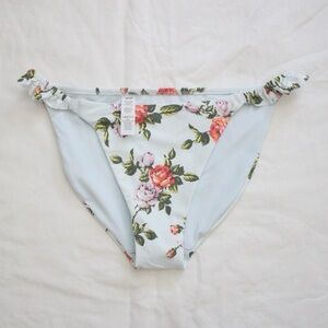 Aerie Floral Ruffle Bikini Bottom